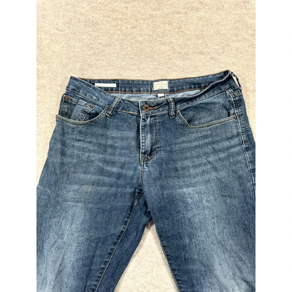 Weatherproof Vintage Slim Straight Jeans Mens 32x30 Blue Denim Mid Rise Stretch